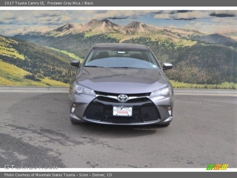 Predawn Gray Mica / Black 2017 Toyota Camry SE