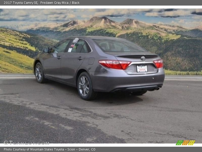 Predawn Gray Mica / Black 2017 Toyota Camry SE