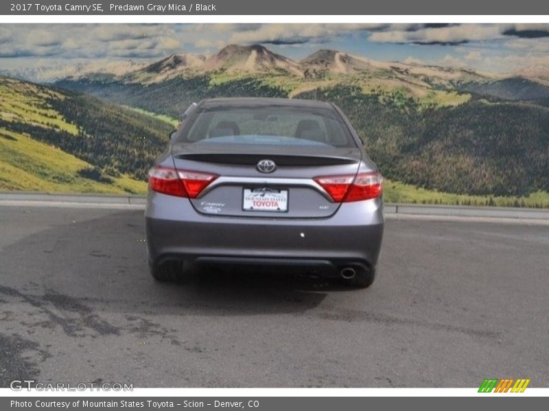 Predawn Gray Mica / Black 2017 Toyota Camry SE
