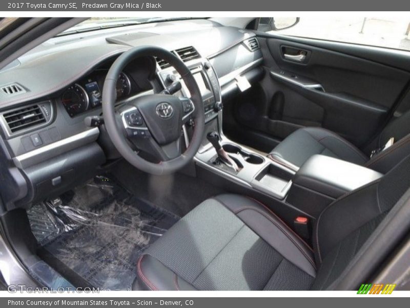 Predawn Gray Mica / Black 2017 Toyota Camry SE