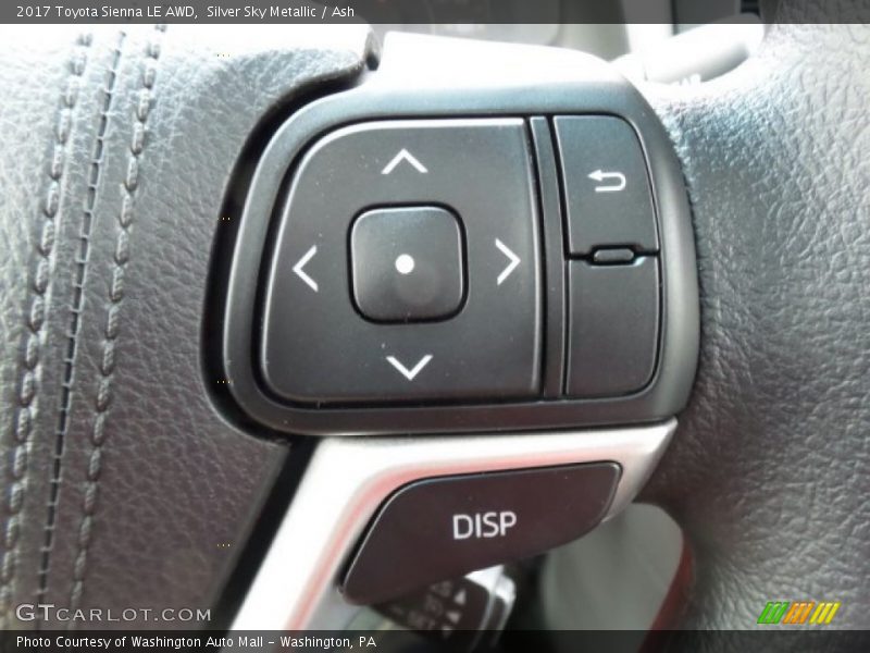 Controls of 2017 Sienna LE AWD