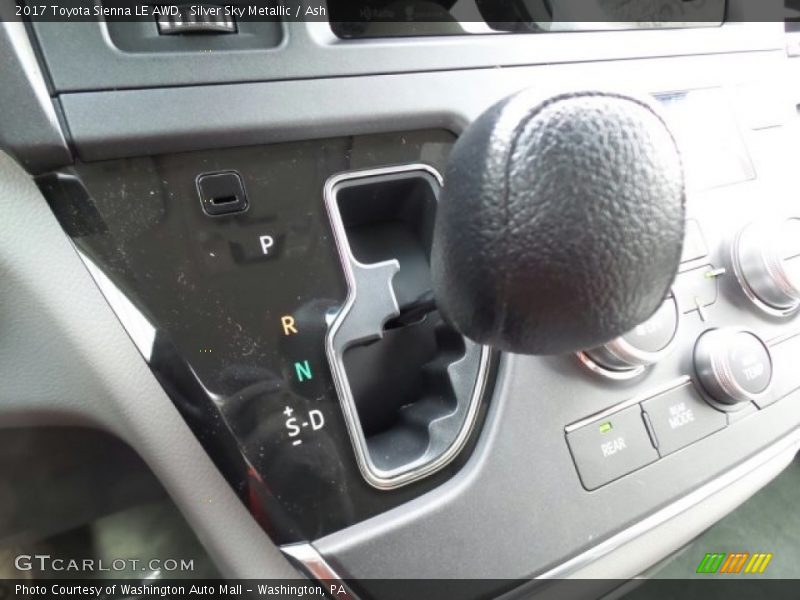 2017 Sienna LE AWD 8 Speed Automatic Shifter