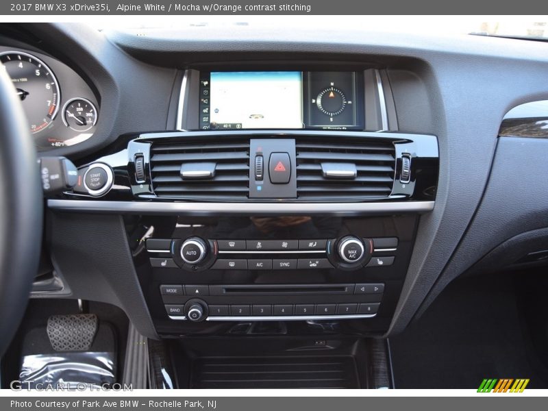 Controls of 2017 X3 xDrive35i