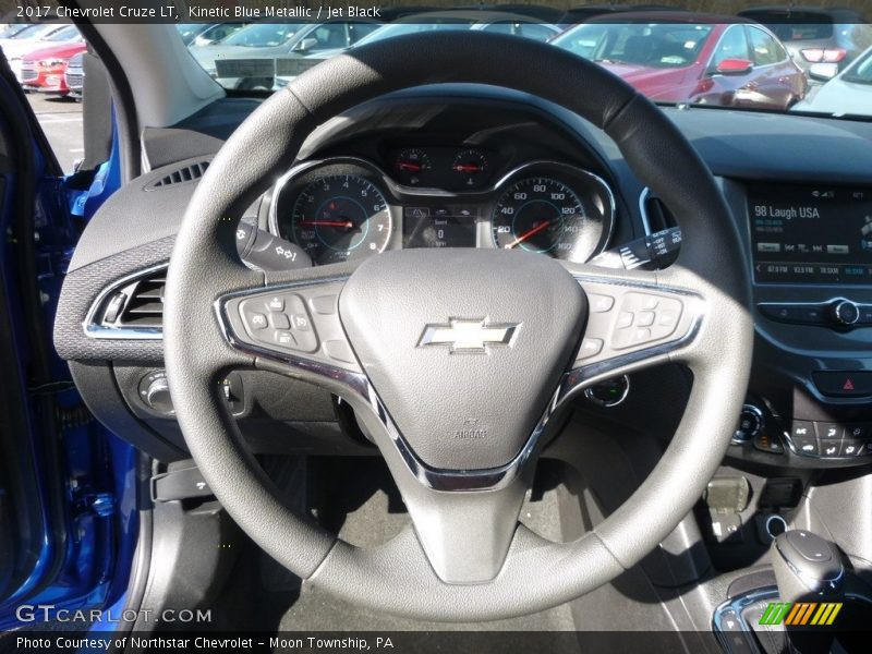 Kinetic Blue Metallic / Jet Black 2017 Chevrolet Cruze LT