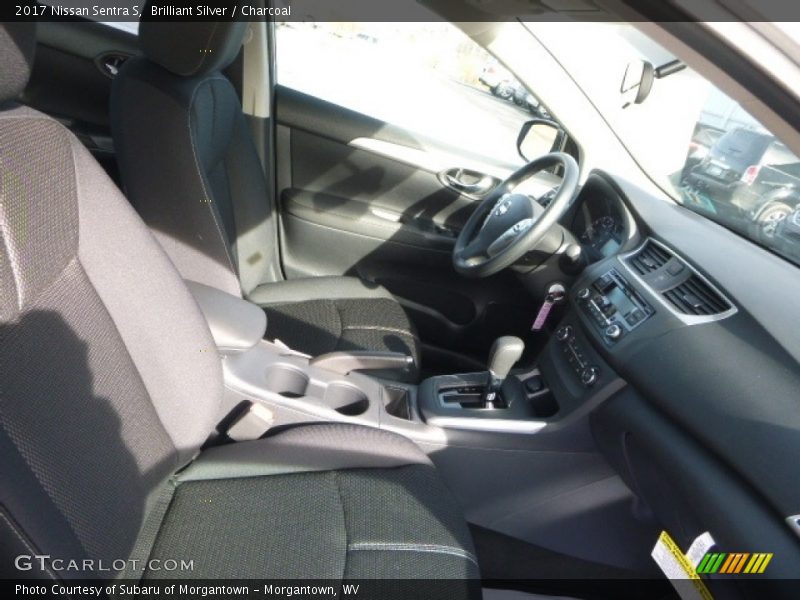 Brilliant Silver / Charcoal 2017 Nissan Sentra S