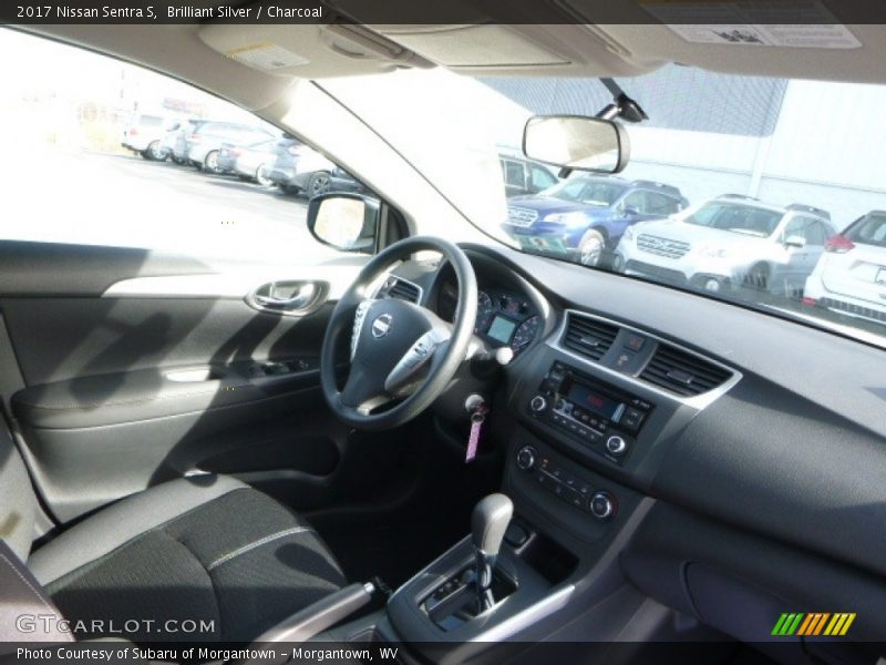 Brilliant Silver / Charcoal 2017 Nissan Sentra S