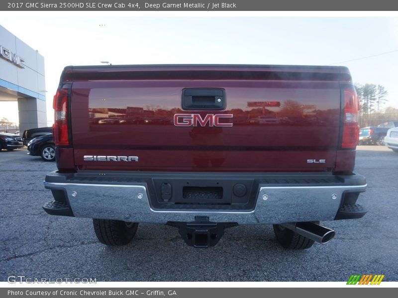 Deep Garnet Metallic / Jet Black 2017 GMC Sierra 2500HD SLE Crew Cab 4x4