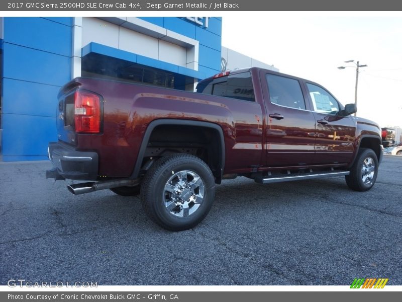 Deep Garnet Metallic / Jet Black 2017 GMC Sierra 2500HD SLE Crew Cab 4x4