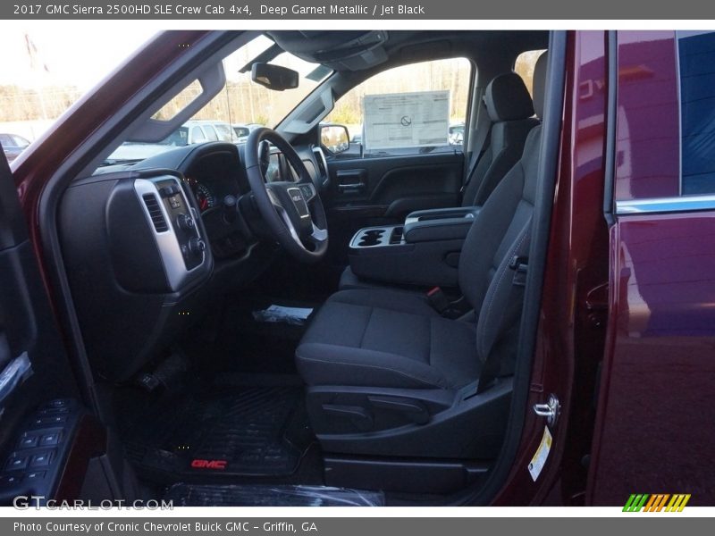Deep Garnet Metallic / Jet Black 2017 GMC Sierra 2500HD SLE Crew Cab 4x4