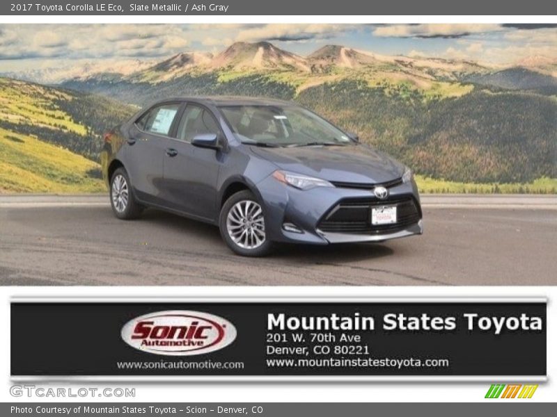 Slate Metallic / Ash Gray 2017 Toyota Corolla LE Eco