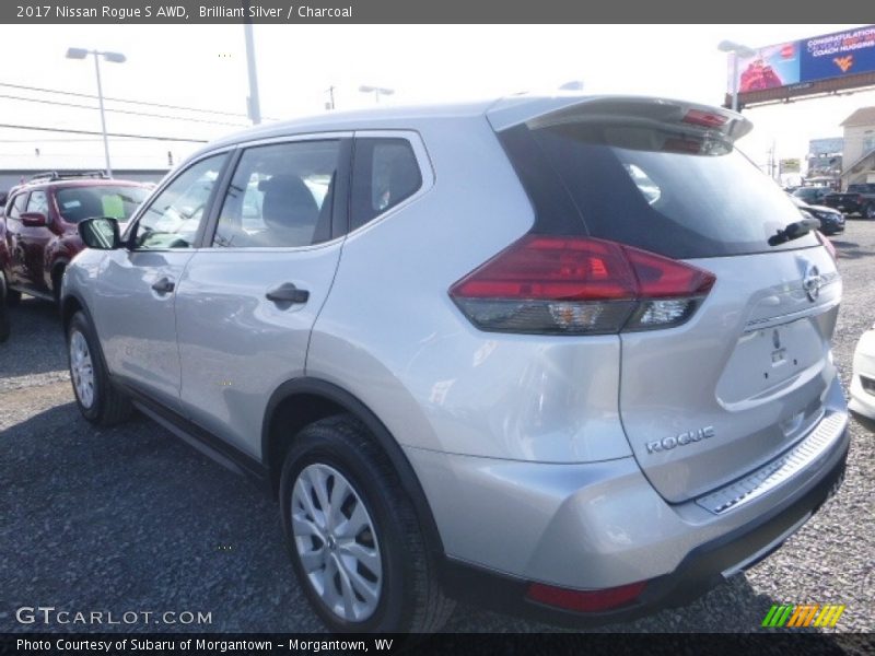 Brilliant Silver / Charcoal 2017 Nissan Rogue S AWD