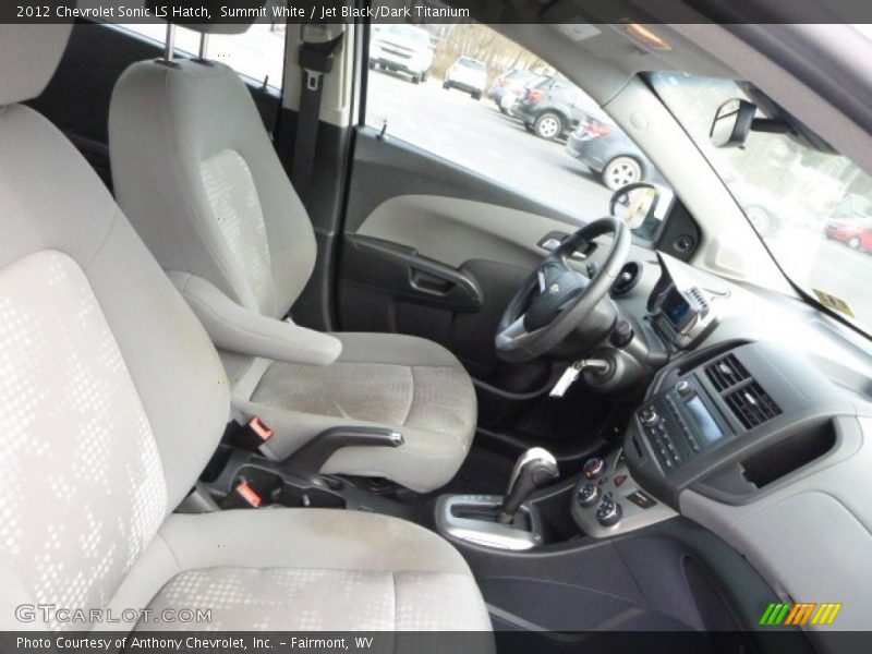 Summit White / Jet Black/Dark Titanium 2012 Chevrolet Sonic LS Hatch