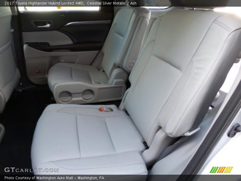 Celestial Silver Metallic / Ash 2017 Toyota Highlander Hybrid Limited AWD