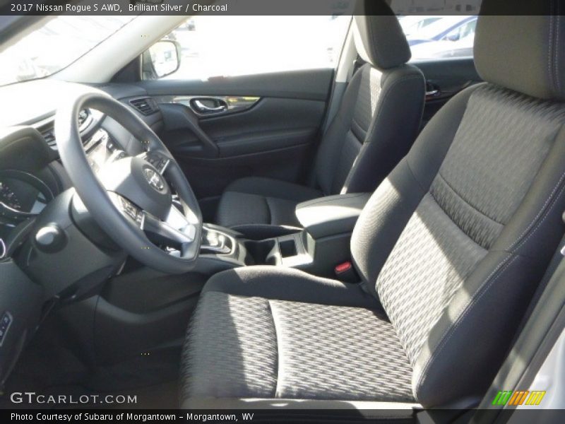 Brilliant Silver / Charcoal 2017 Nissan Rogue S AWD