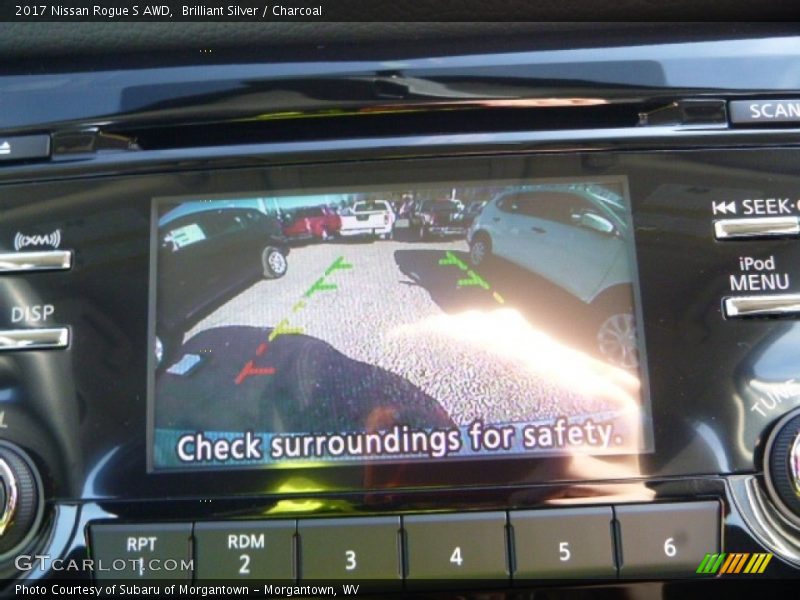 Brilliant Silver / Charcoal 2017 Nissan Rogue S AWD