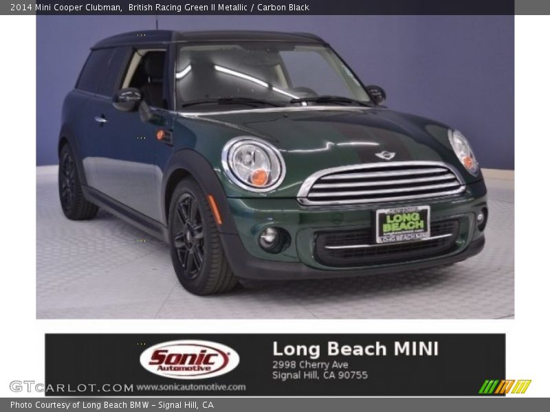 British Racing Green II Metallic / Carbon Black 2014 Mini Cooper Clubman