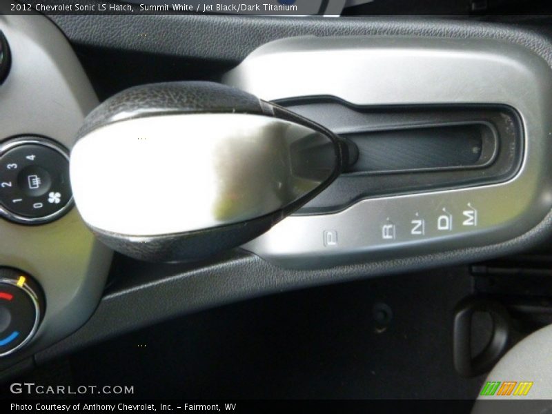Summit White / Jet Black/Dark Titanium 2012 Chevrolet Sonic LS Hatch
