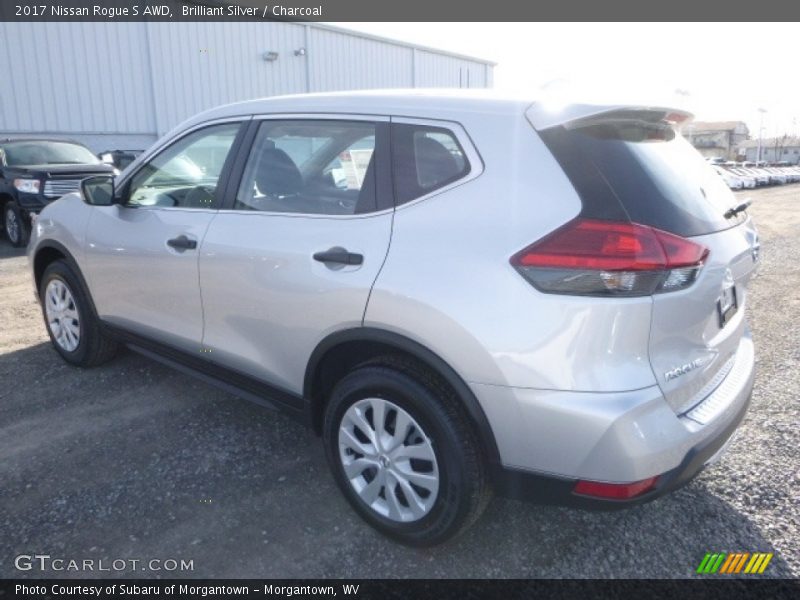 Brilliant Silver / Charcoal 2017 Nissan Rogue S AWD