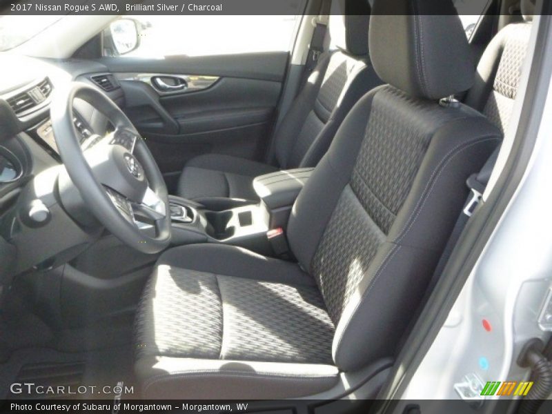Brilliant Silver / Charcoal 2017 Nissan Rogue S AWD