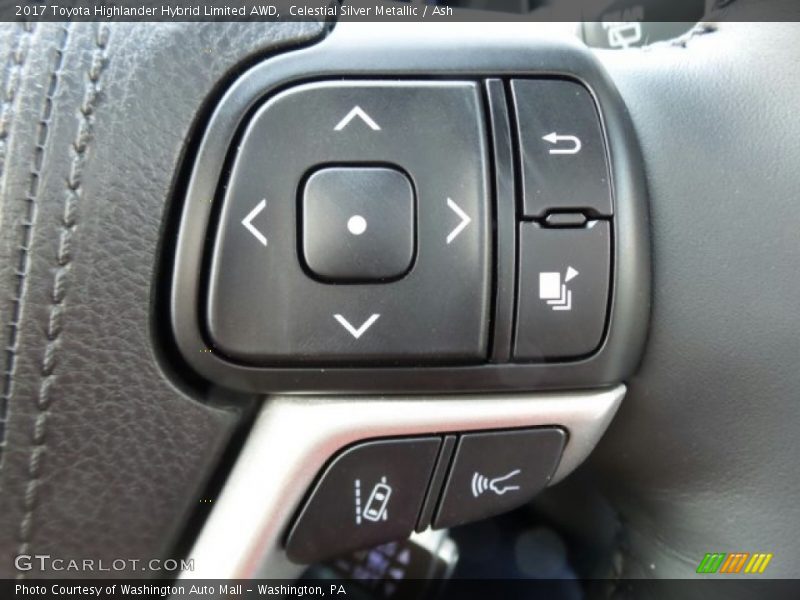 Celestial Silver Metallic / Ash 2017 Toyota Highlander Hybrid Limited AWD