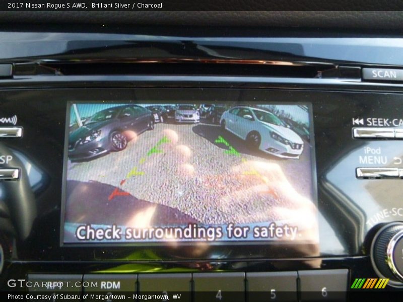 Brilliant Silver / Charcoal 2017 Nissan Rogue S AWD