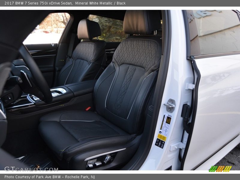 Front Seat of 2017 7 Series 750i xDrive Sedan