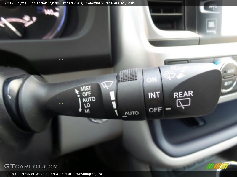 Celestial Silver Metallic / Ash 2017 Toyota Highlander Hybrid Limited AWD