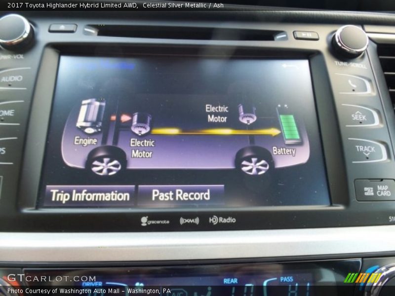 Celestial Silver Metallic / Ash 2017 Toyota Highlander Hybrid Limited AWD