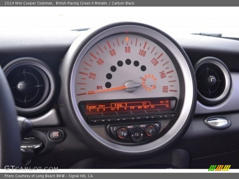 British Racing Green II Metallic / Carbon Black 2014 Mini Cooper Clubman