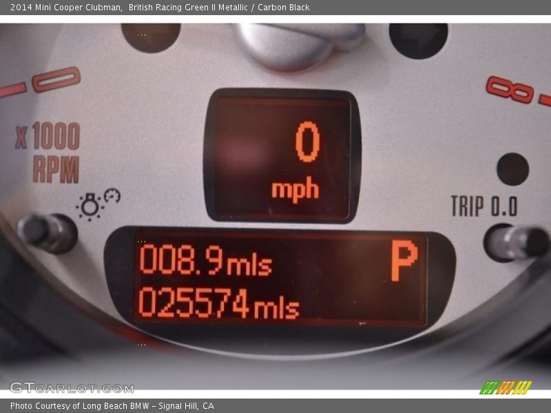 British Racing Green II Metallic / Carbon Black 2014 Mini Cooper Clubman