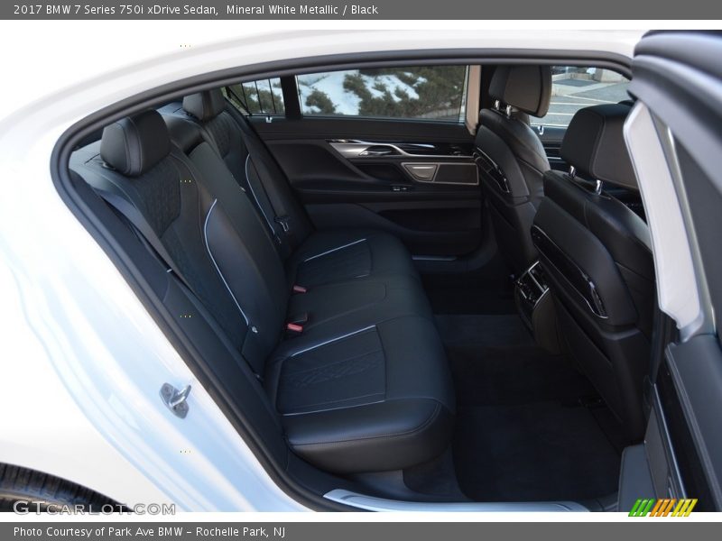 Rear Seat of 2017 7 Series 750i xDrive Sedan