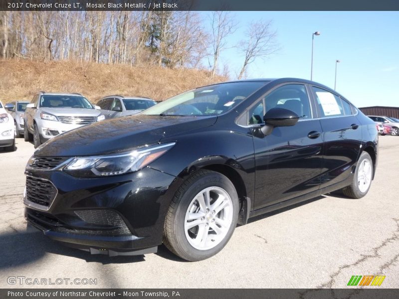 Mosaic Black Metallic / Jet Black 2017 Chevrolet Cruze LT