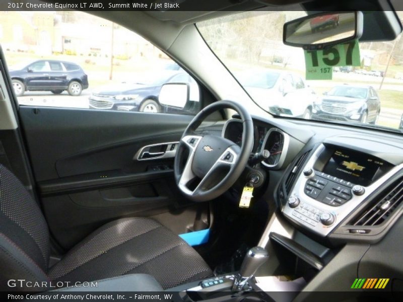 Summit White / Jet Black 2017 Chevrolet Equinox LT AWD