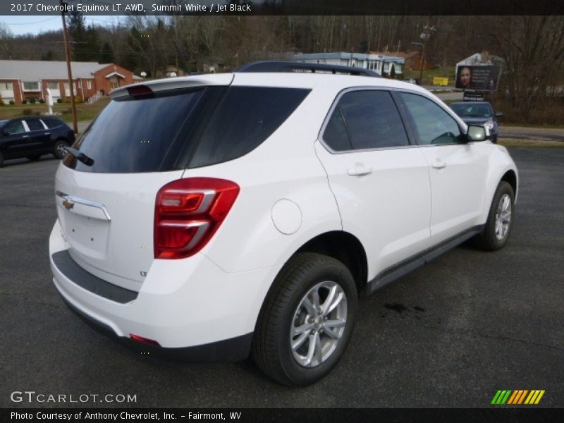 Summit White / Jet Black 2017 Chevrolet Equinox LT AWD