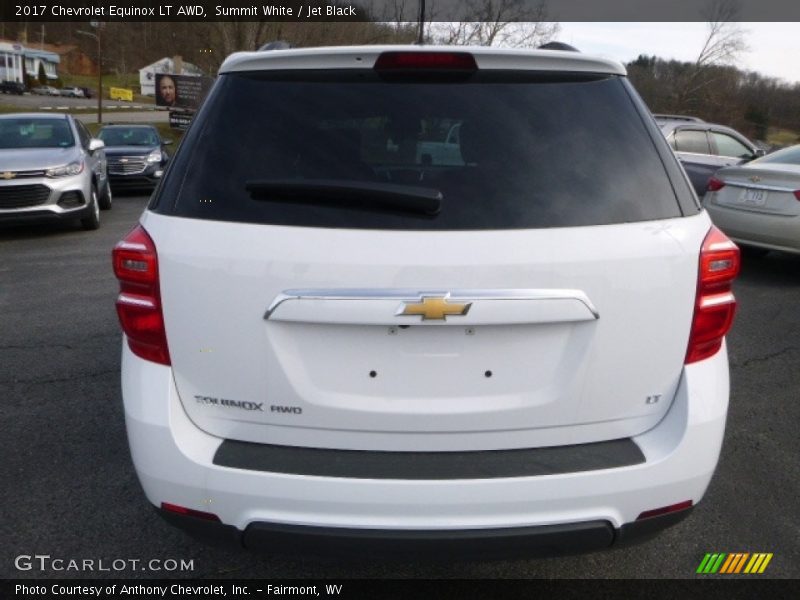Summit White / Jet Black 2017 Chevrolet Equinox LT AWD
