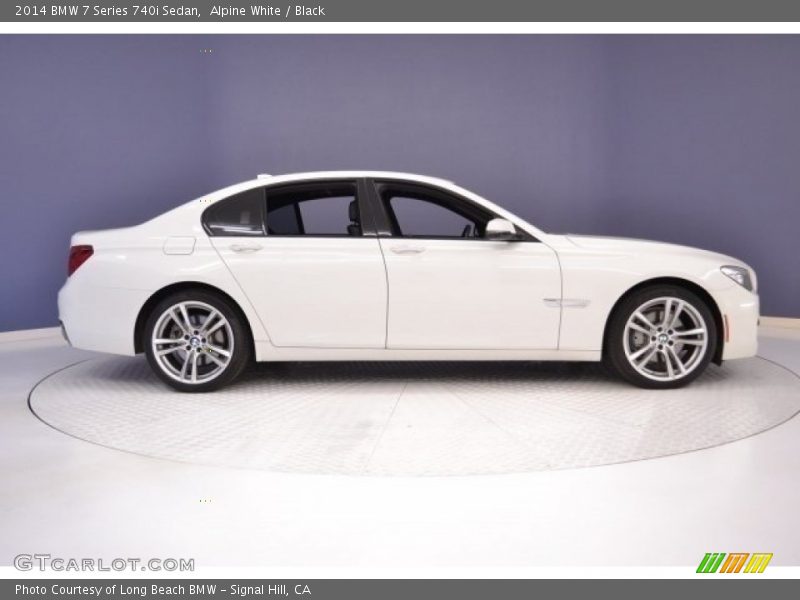 Alpine White / Black 2014 BMW 7 Series 740i Sedan