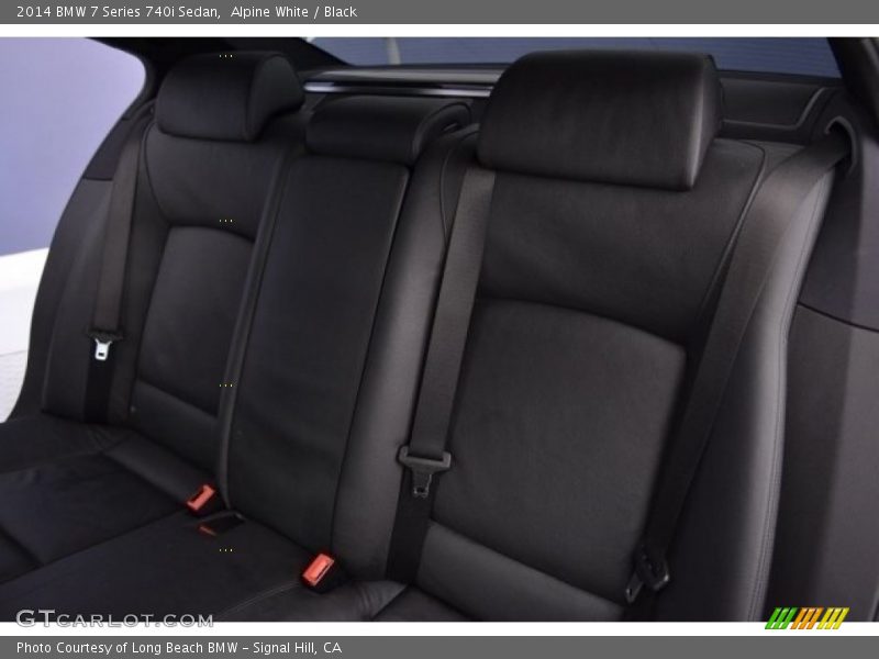 Alpine White / Black 2014 BMW 7 Series 740i Sedan