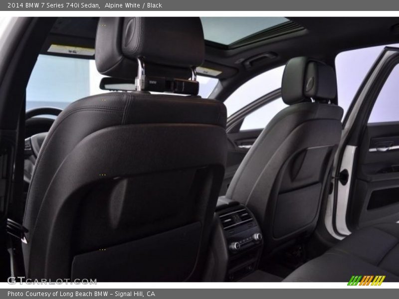 Alpine White / Black 2014 BMW 7 Series 740i Sedan