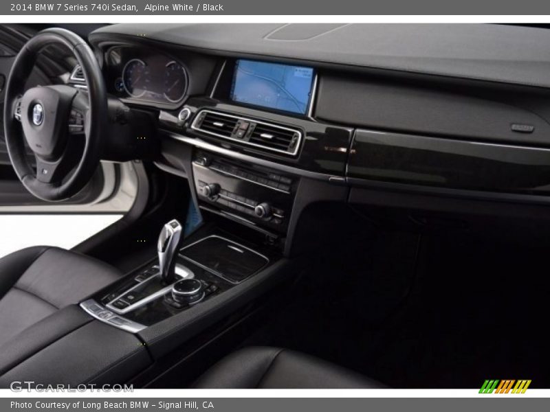 Alpine White / Black 2014 BMW 7 Series 740i Sedan