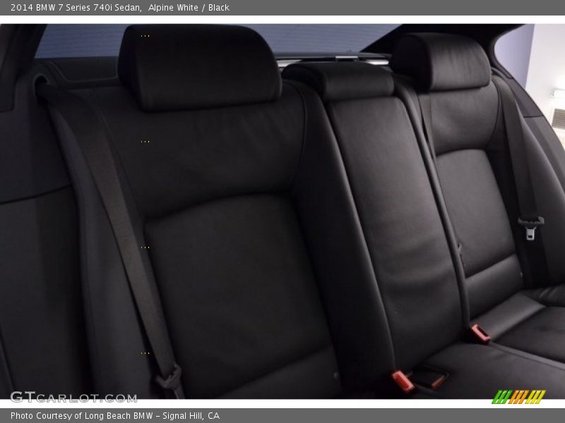 Alpine White / Black 2014 BMW 7 Series 740i Sedan