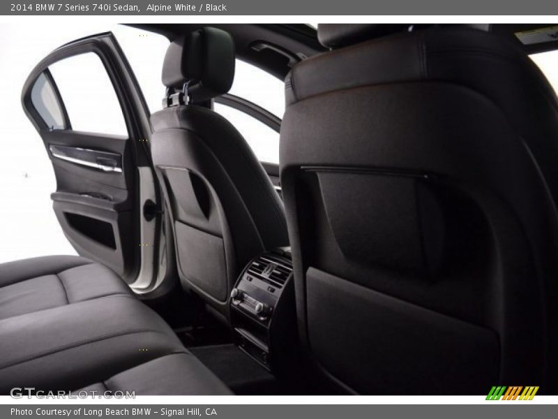 Alpine White / Black 2014 BMW 7 Series 740i Sedan
