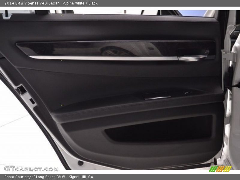 Alpine White / Black 2014 BMW 7 Series 740i Sedan