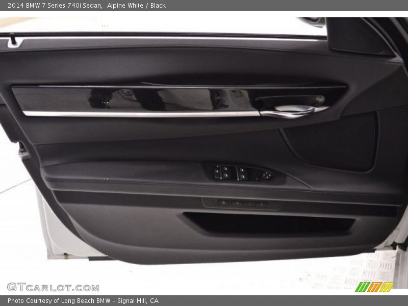 Alpine White / Black 2014 BMW 7 Series 740i Sedan
