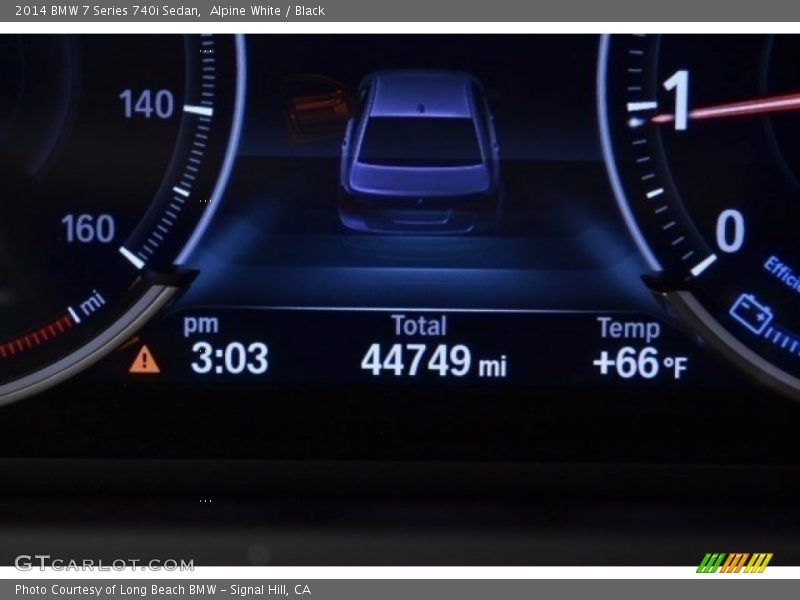 Alpine White / Black 2014 BMW 7 Series 740i Sedan