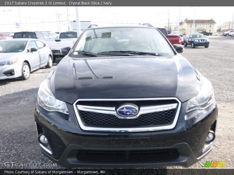 Crystal Black Silica / Ivory 2017 Subaru Crosstrek 2.0i Limited