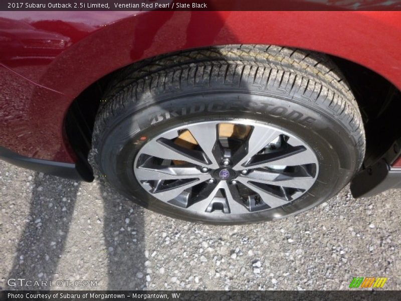 Venetian Red Pearl / Slate Black 2017 Subaru Outback 2.5i Limited