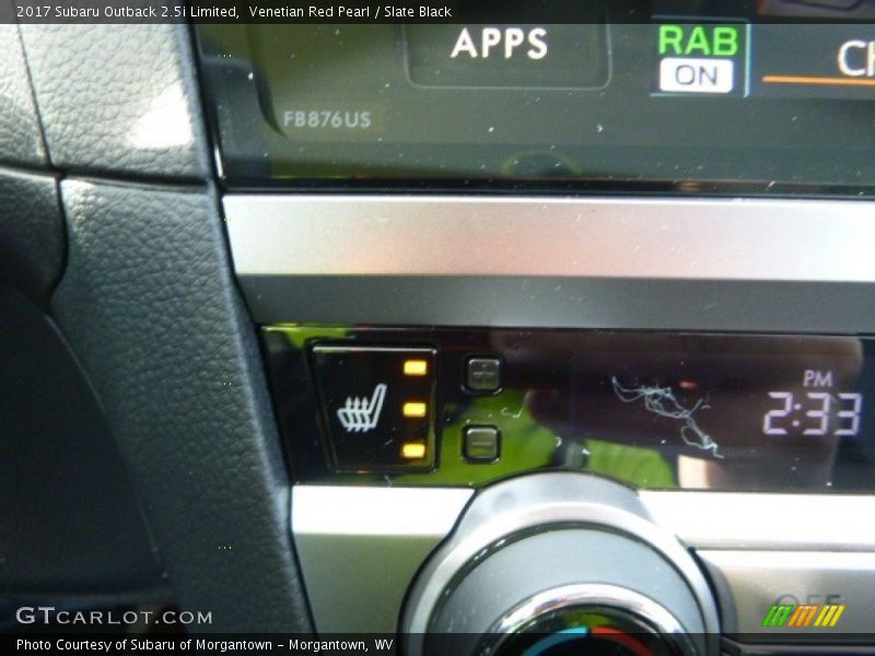 Venetian Red Pearl / Slate Black 2017 Subaru Outback 2.5i Limited