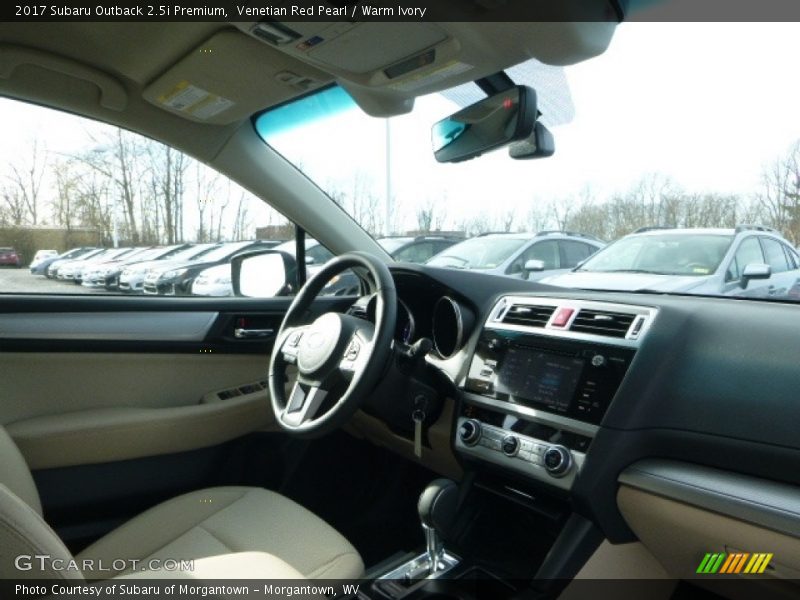 Venetian Red Pearl / Warm Ivory 2017 Subaru Outback 2.5i Premium