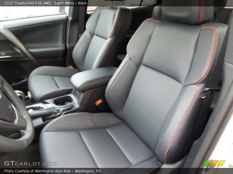Front Seat of 2017 RAV4 SE AWD