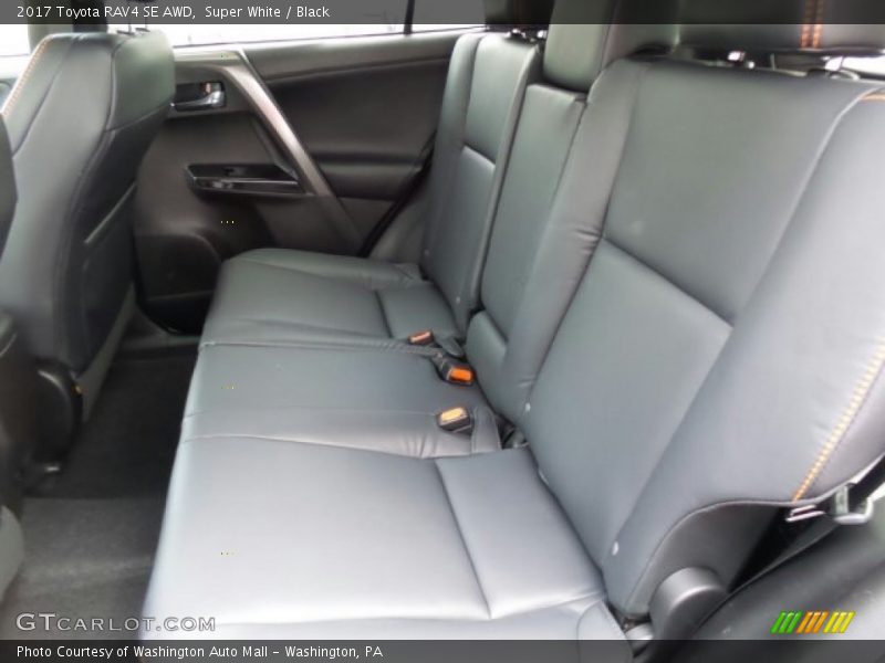 Rear Seat of 2017 RAV4 SE AWD